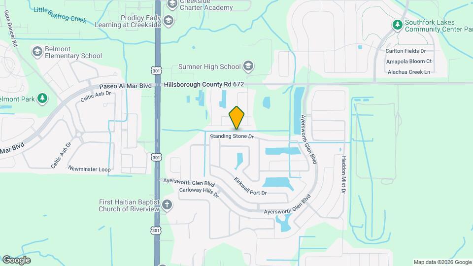 10727 Standing Stone Dr Mapa y Detalles de la Ubicación