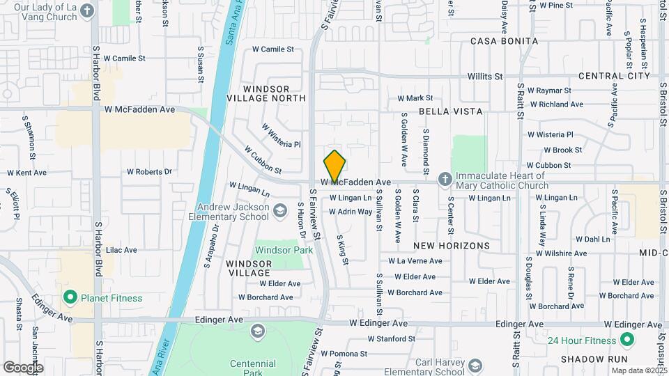 2702 Mcfadden Ave Map and Location Details