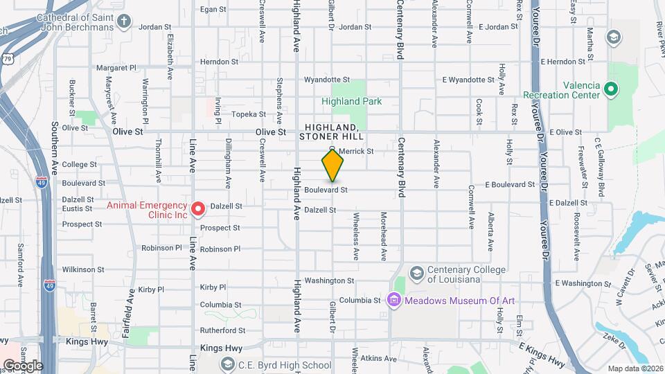 2219 Gilbert Dr Map and Location Details