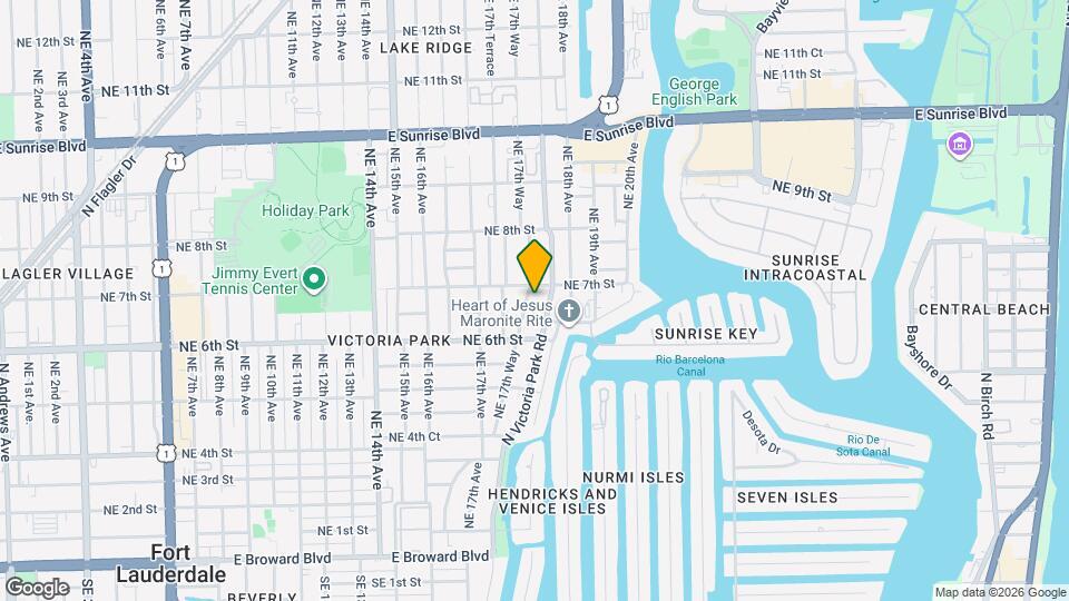 640 NE 17th Way Mapa y Detalles de la Ubicación