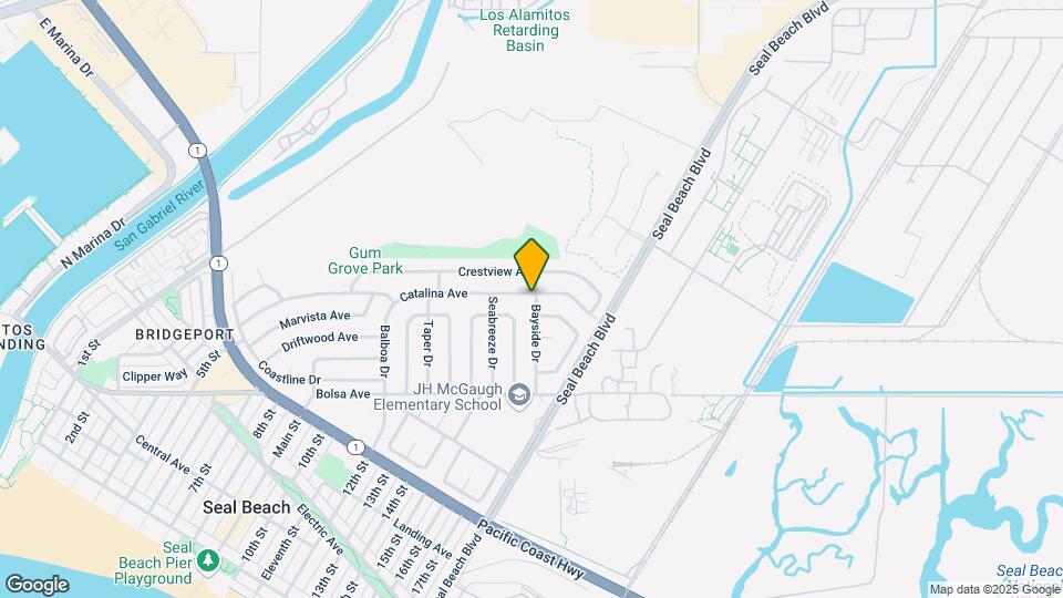 1660 Catalina Ave Map and Location Details