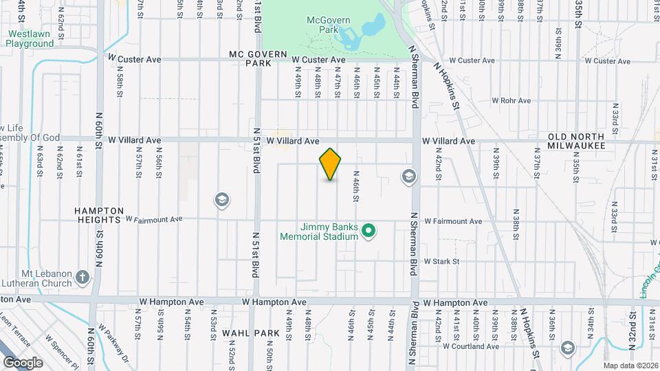 5075 N 47th St Map and Location Details