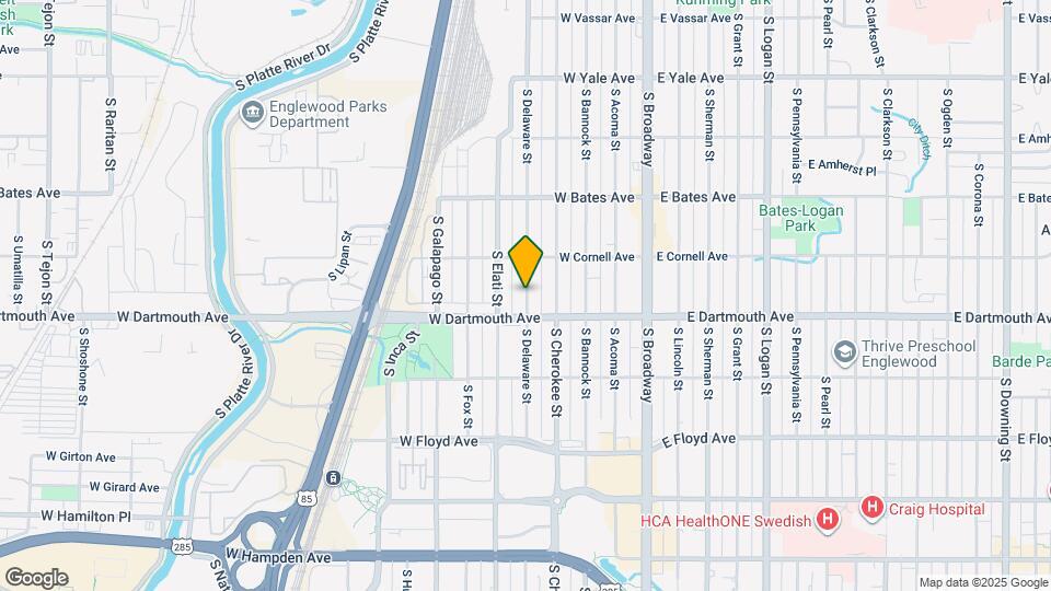 3067 S Delaware St Map and Location Details