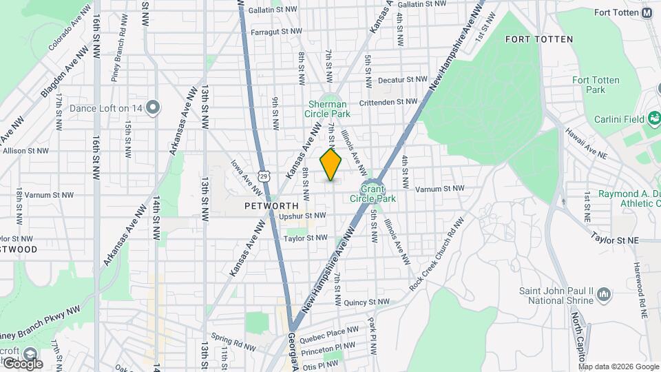 4320 7th St NW, Unit 4320 7th st NW #2 Mapa y Detalles de la Ubicación