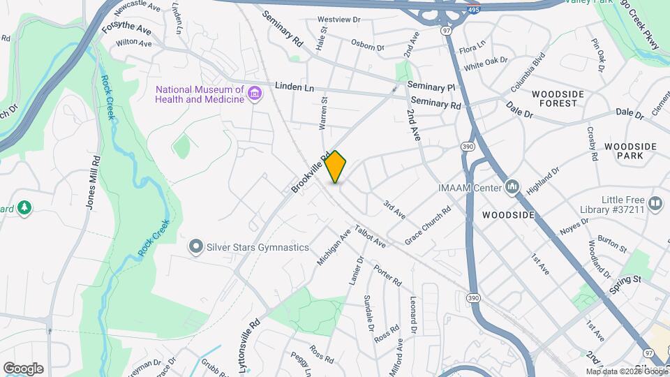 2207 Luzerne Ave Map and Location Details