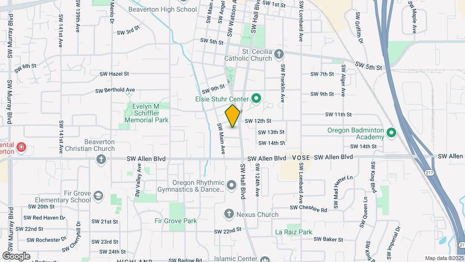 5756 SW Main Ave Map and Location Details