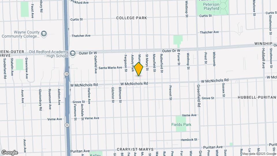 17135 Murray Hill St Map and Location Details