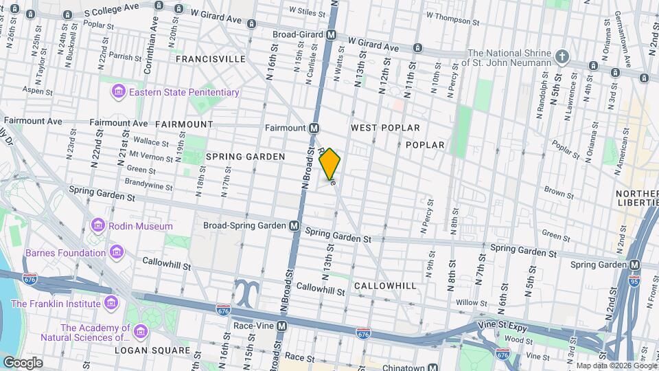 1250 Lecount St, Unit Unit C Map and Location Details