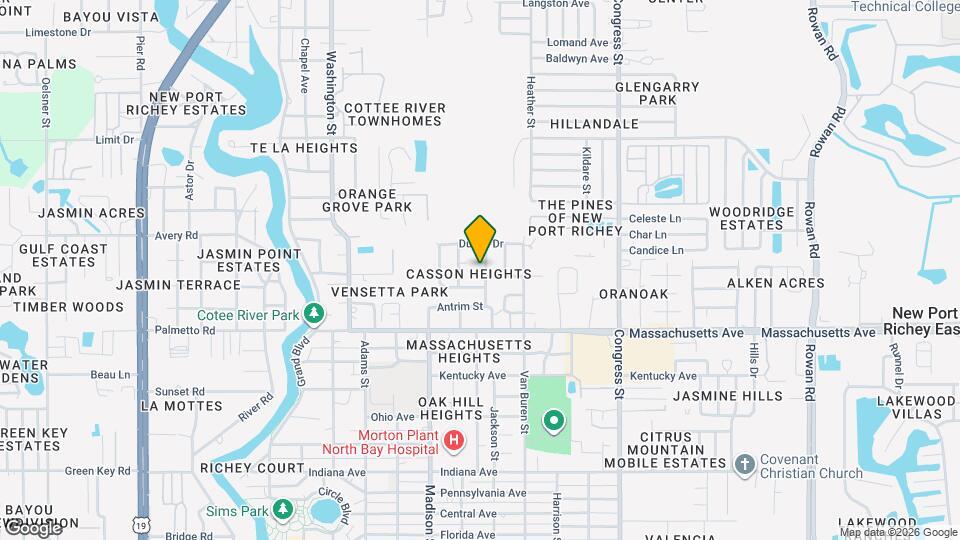 7131 Carlow St Map and Location Details