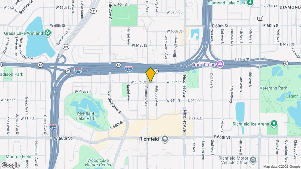 6301 Pleasant Ave Map and Location Details