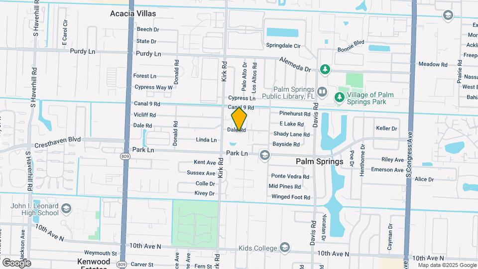 3900 Dale Rd Mapa y Detalles de la Ubicación