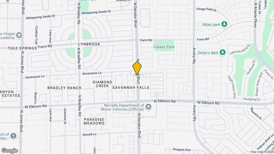 7346 N Decatur Blvd Map and Location Details