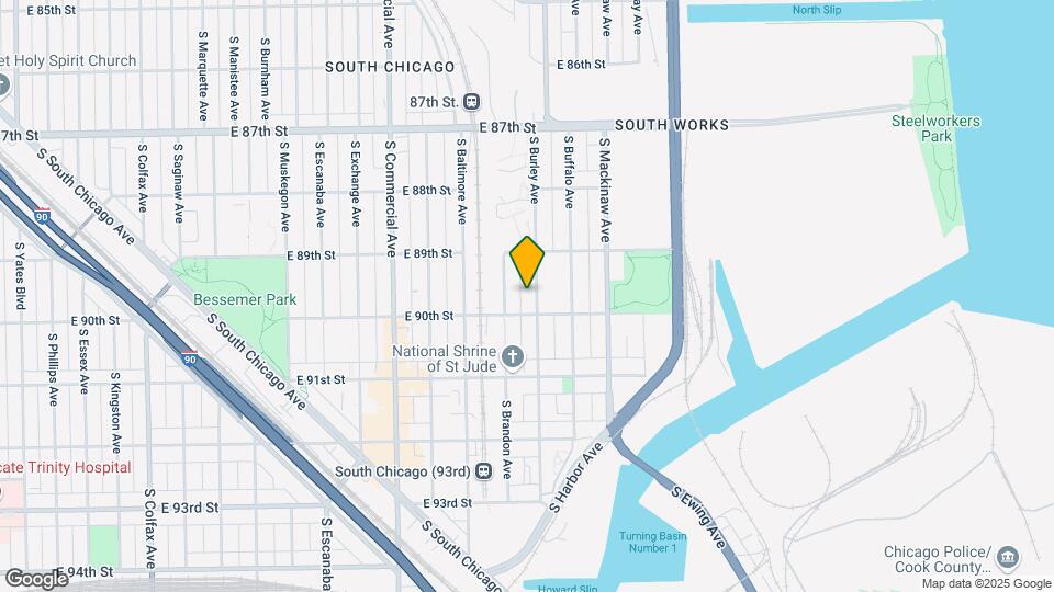8944 S Burley Ave Map and Location Details