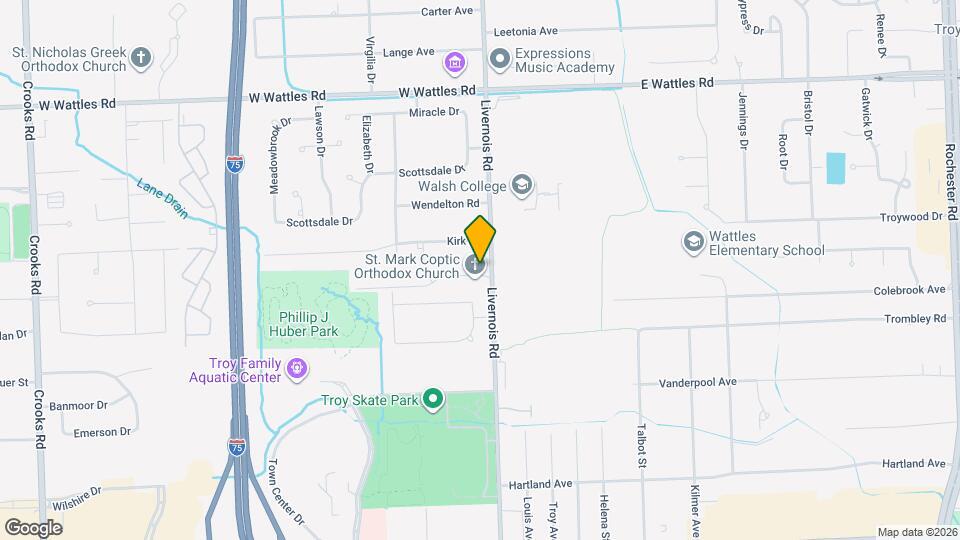 3621 Livernois Rd Mapa y Detalles de la Ubicación