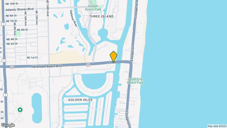 2602 E Hallandale Beach Blvd, Unit R905 Mapa y Detalles de la Ubicación
