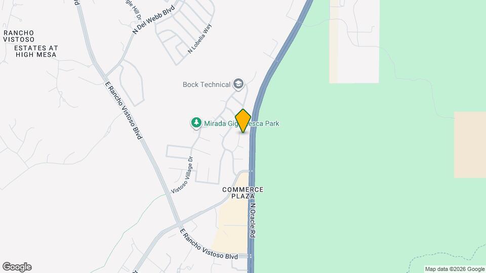 13382 N Vistoso Bluff Pl Map and Location Details