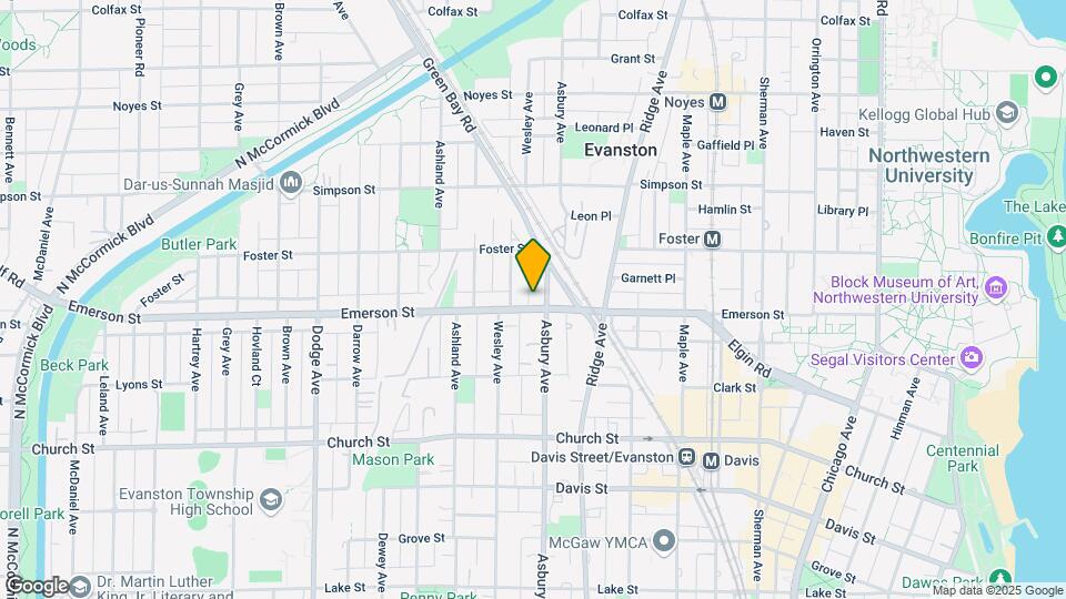 1309 Emerson St Mapa y Detalles de la Ubicación