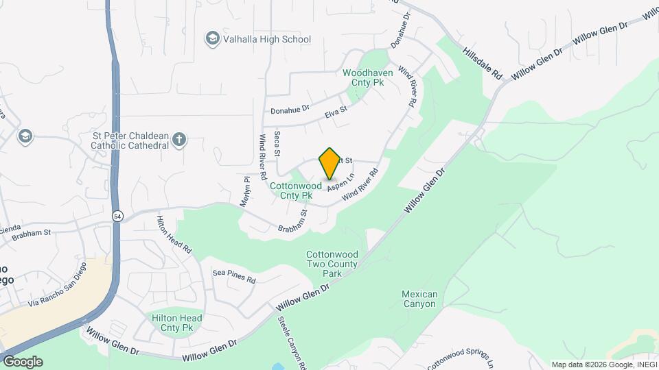 1938 Aspen Ln Map and Location Details