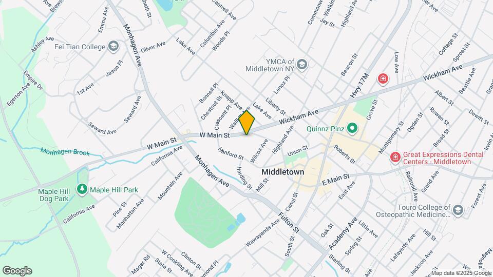 126 W Main St Map and Location Details