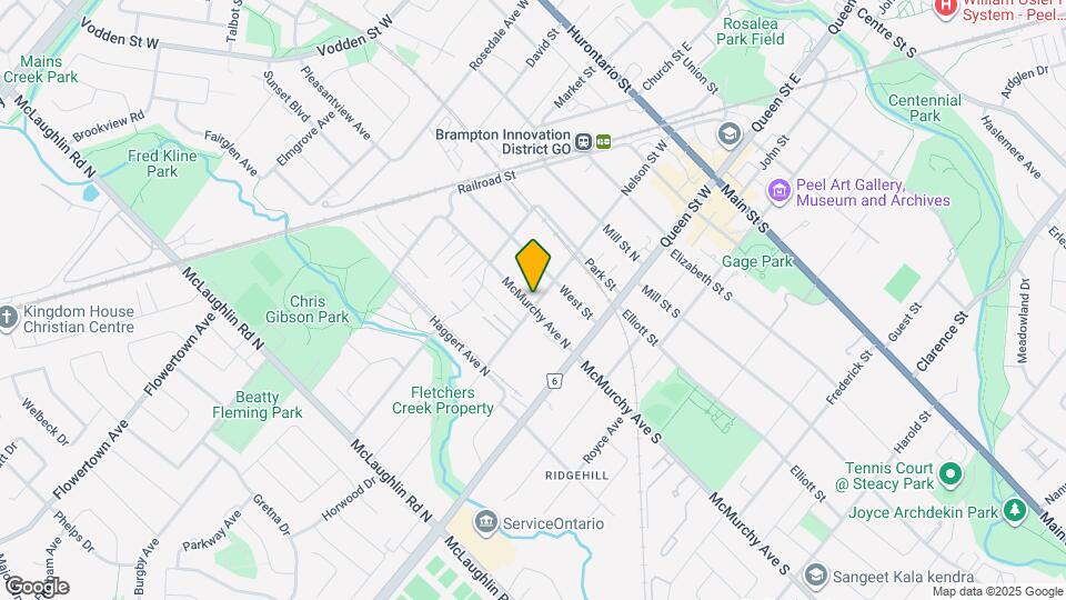 92 Nelson St W Map and Location Details