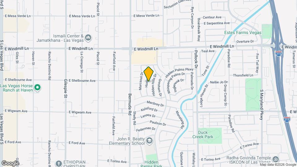 8332 Huxley St Map and Location Details
