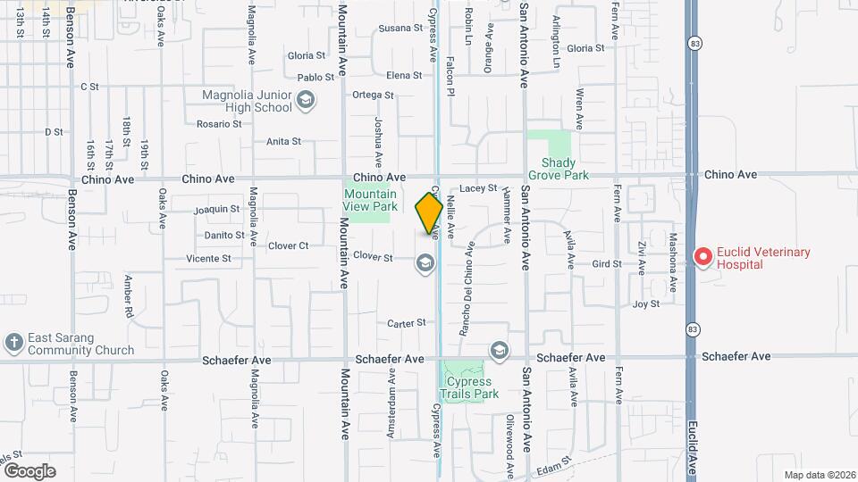 13436 Cypress Ave Mapa y Detalles de la Ubicación