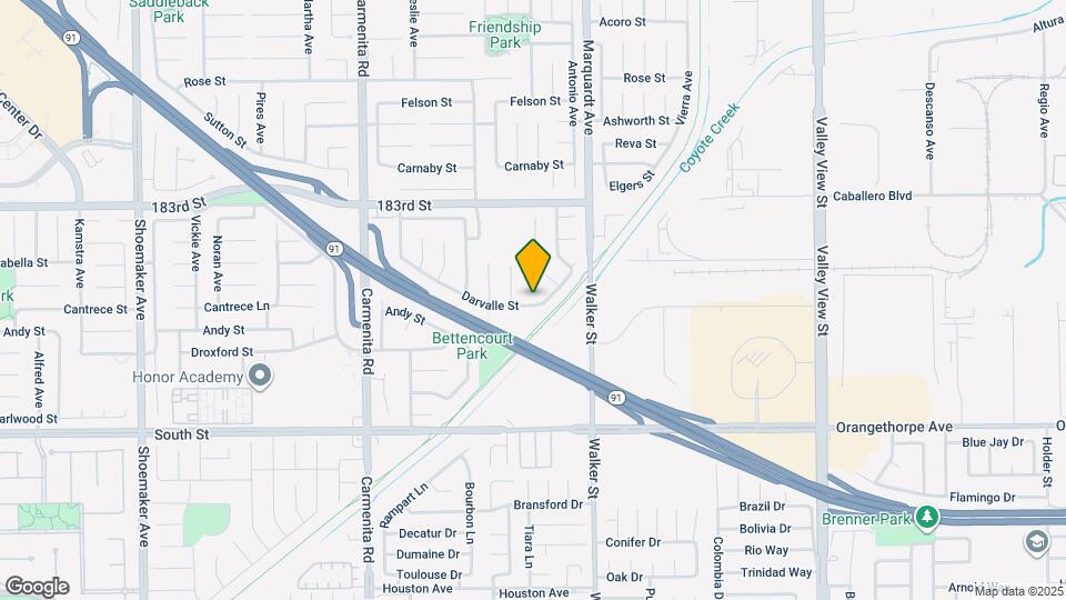 13647 Darvalle St Map and Location Details