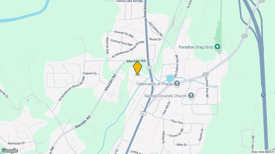 461 Jolly Rd NW Map and Location Details