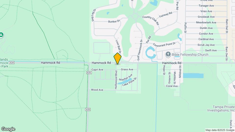 4165 Hammock Rd Map and Location Details