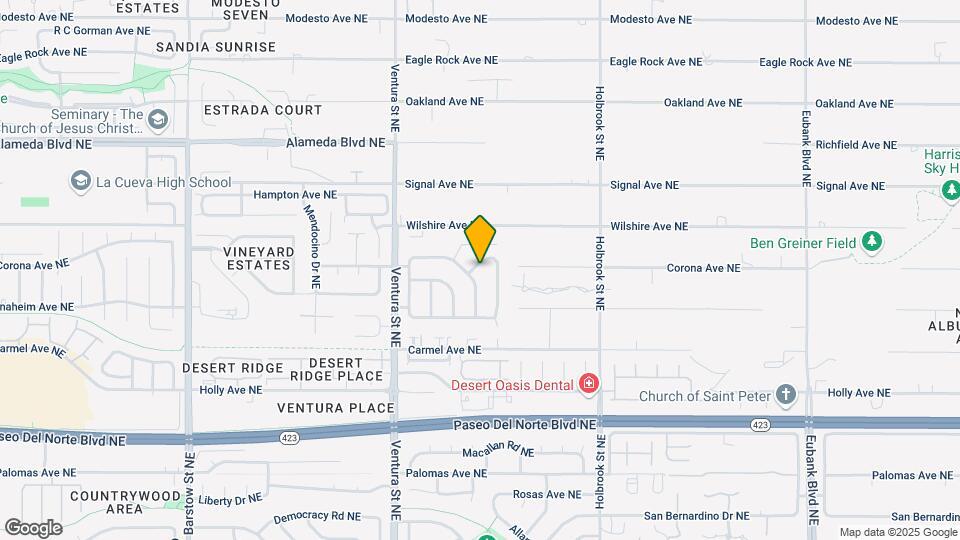 9204 Calistoga Ave NE Map and Location Details