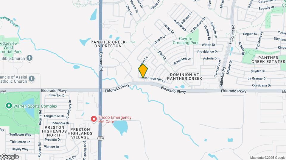 9679 Carriage Hill Ln Map and Location Details
