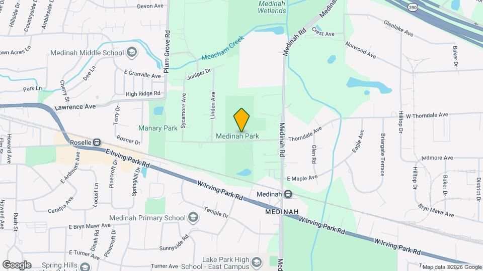 22W130 Thorndale Ave Map and Location Details