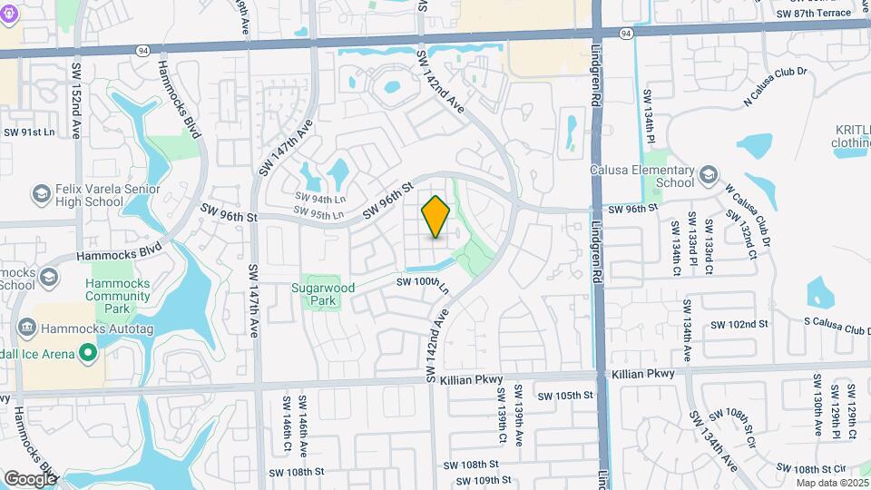 14345 SW 98th Terrace Map and Location Details