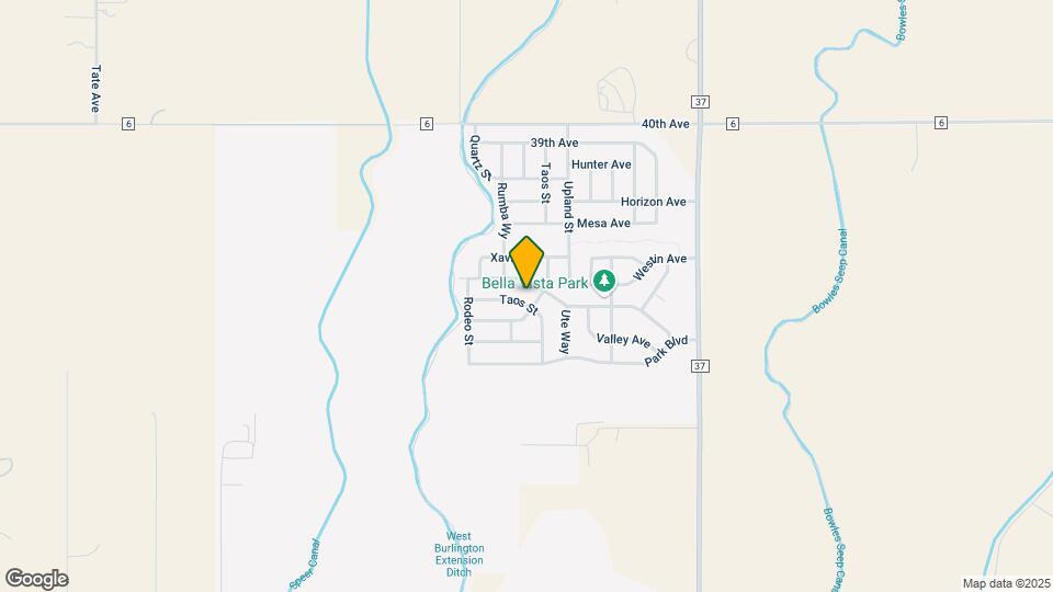 1748 Taos St Map and Location Details