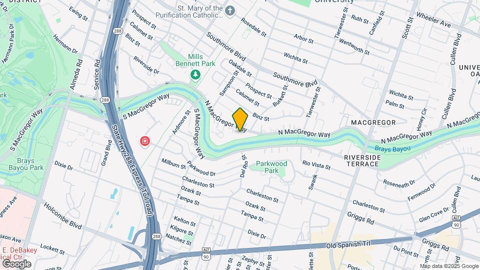 3314 N MacGregor Way Map and Location Details