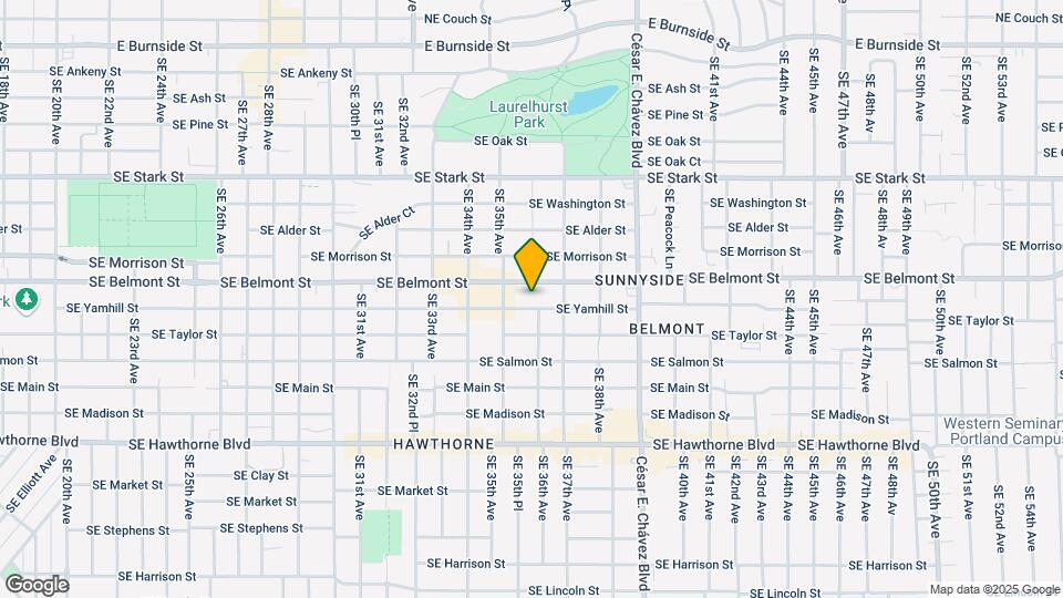 3541 SE Yamhill St Mapa y Detalles de la Ubicación