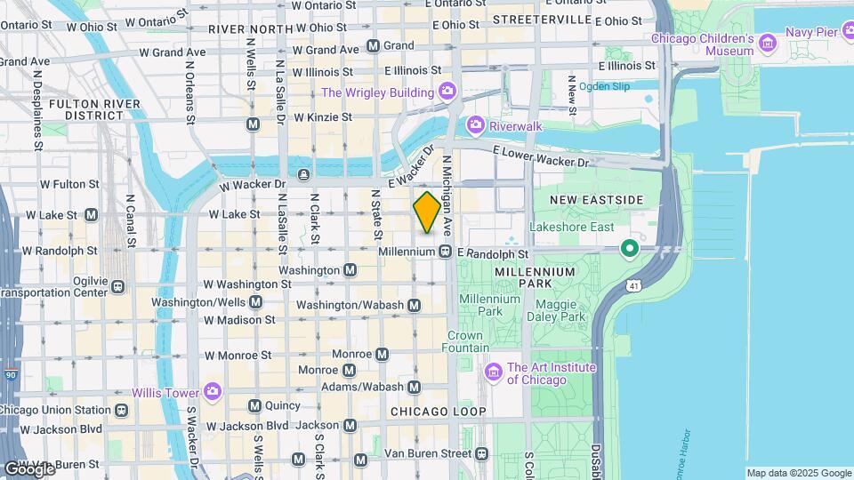66 E Randolph St Map and Location Details