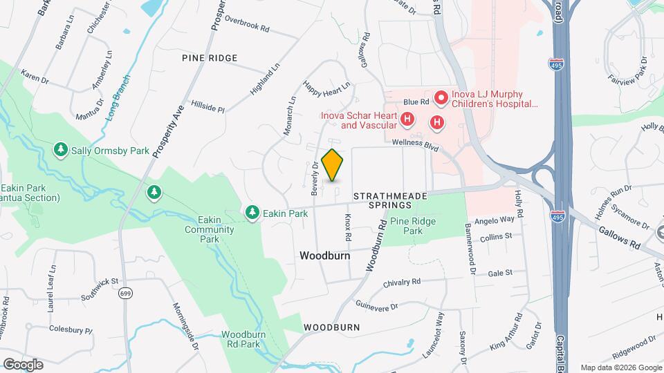 3378 Whipple Ct Mapa y Detalles de la Ubicación