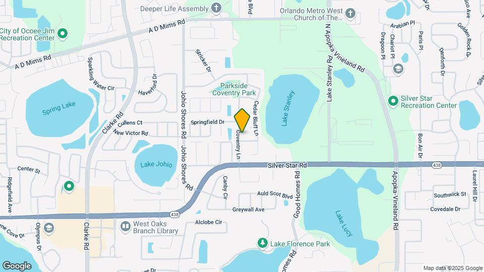 2617 Coventry Ln Map and Location Details