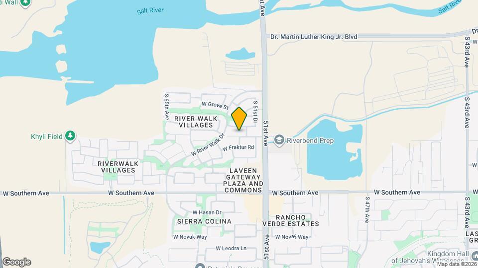 5202 W Sunland Ave Map and Location Details