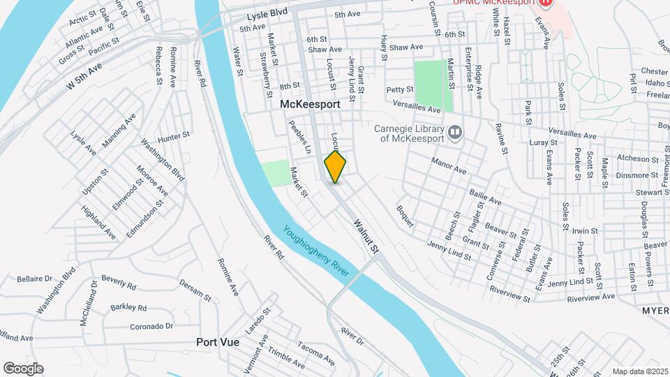 1221 Walnut St Mapa y Detalles de la Ubicación