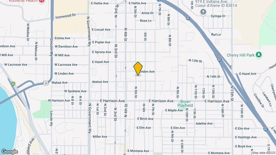 1408 N 5th St Map and Location Details