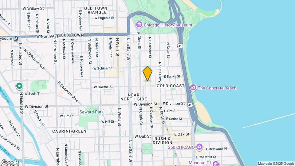 1300 N Dearborn St, Unit 4B Mapa y Detalles de la Ubicación