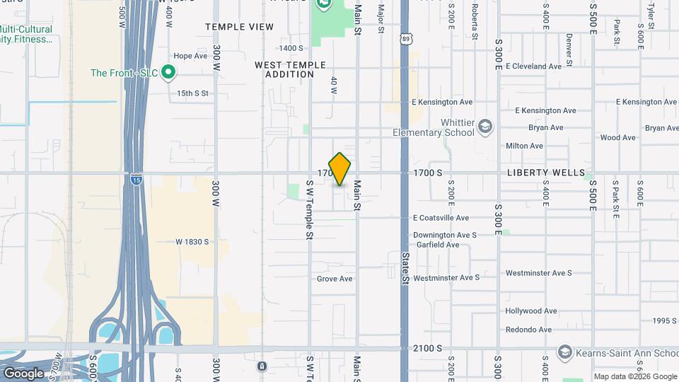 1729 S Richards St, Unit #4 Map and Location Details