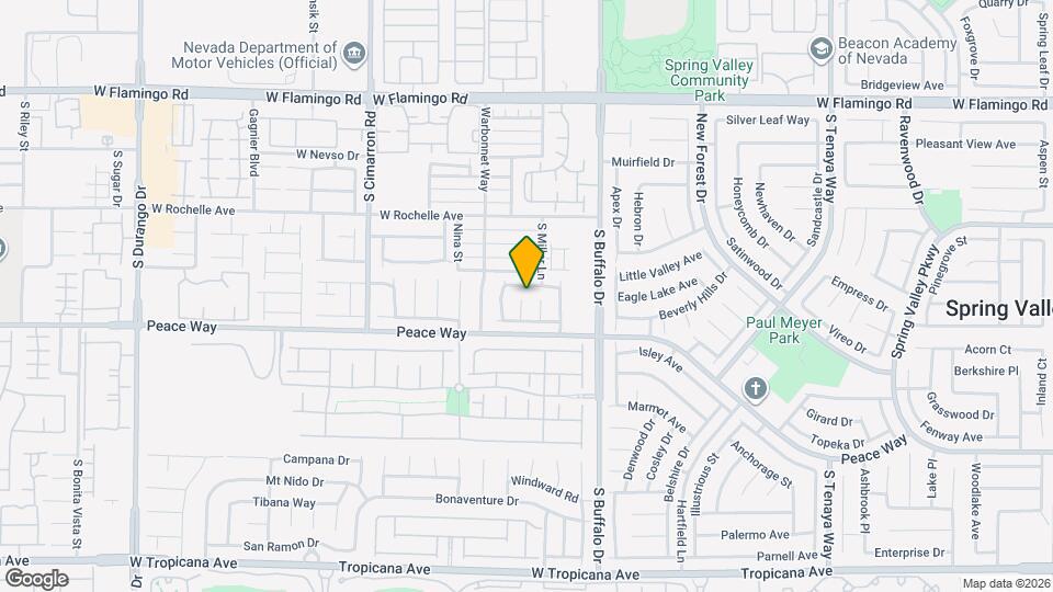 4434 Honeybrook Ct Map and Location Details
