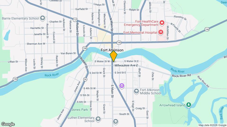 109 S Main St Map and Location Details