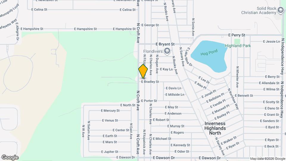 2933 E Bradley St Mapa y Detalles de la Ubicación