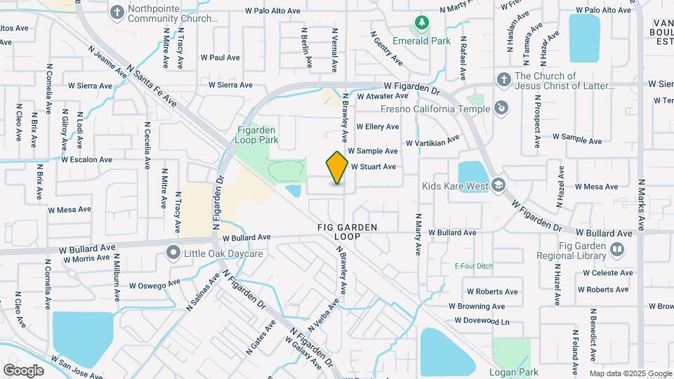 4022 W Calimyrna Ave Map and Location Details