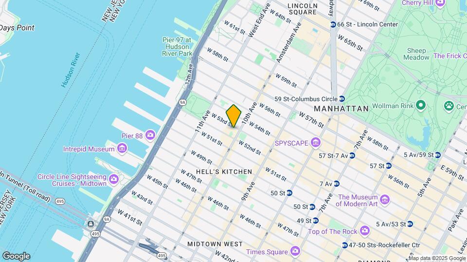 508-510 W 53rd St Map and Location Details