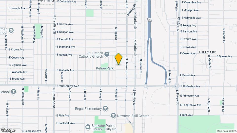 2907 E Wabash Ave Mapa y Detalles de la Ubicación